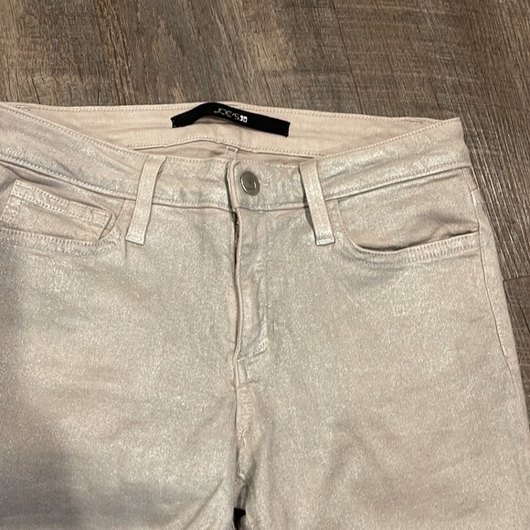 Joe’s jeans, waxy silver shimmer finish to them - Picture 2 of 6